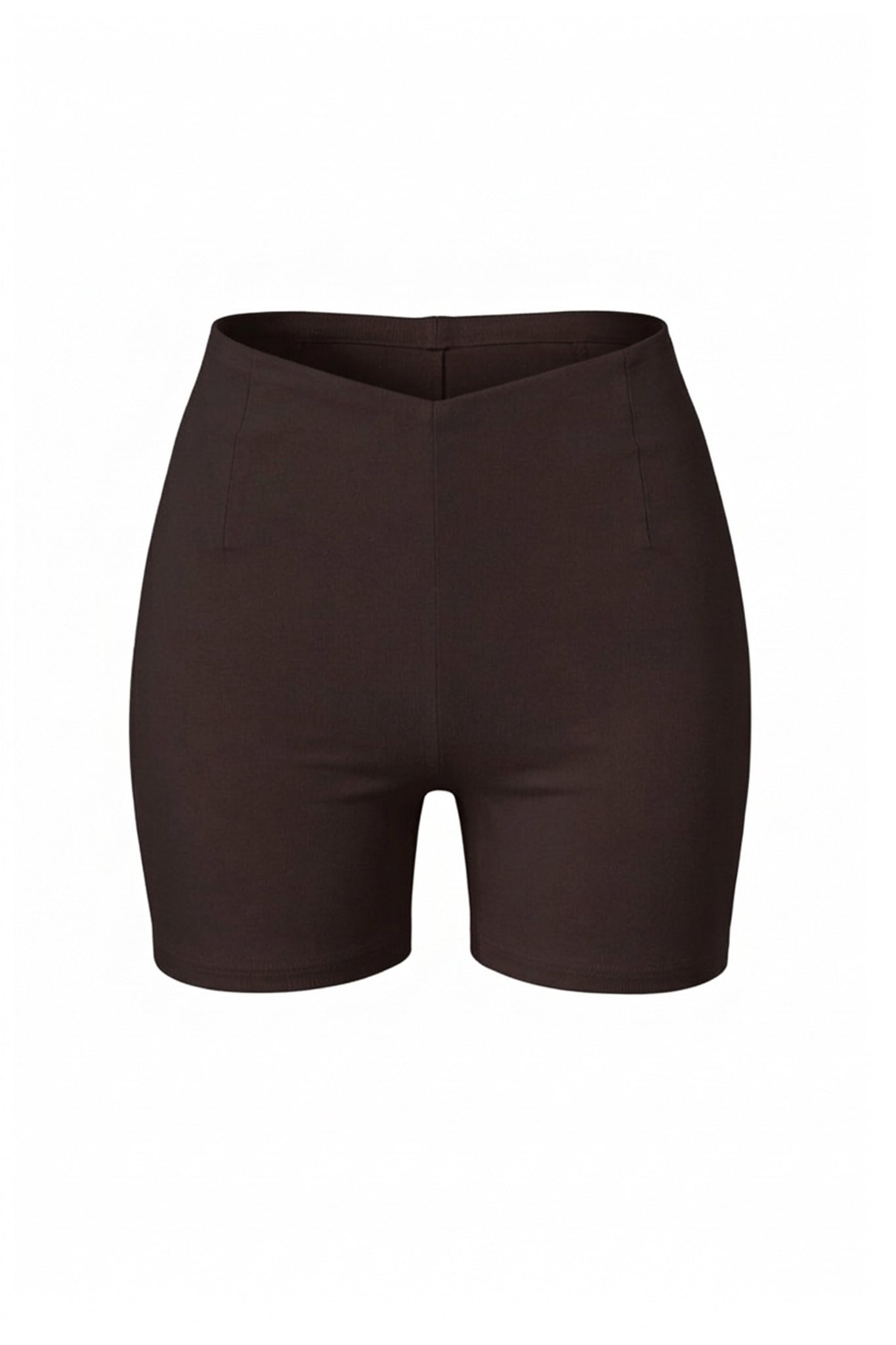 Brown shorts on a white background